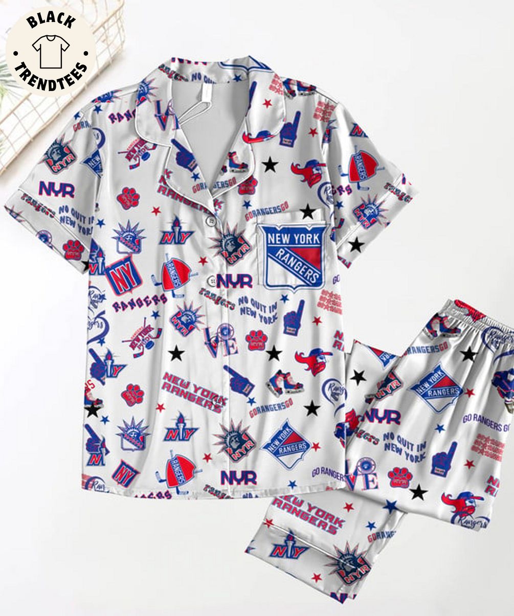 New York Rangers No Quit In New York Pajama Set
