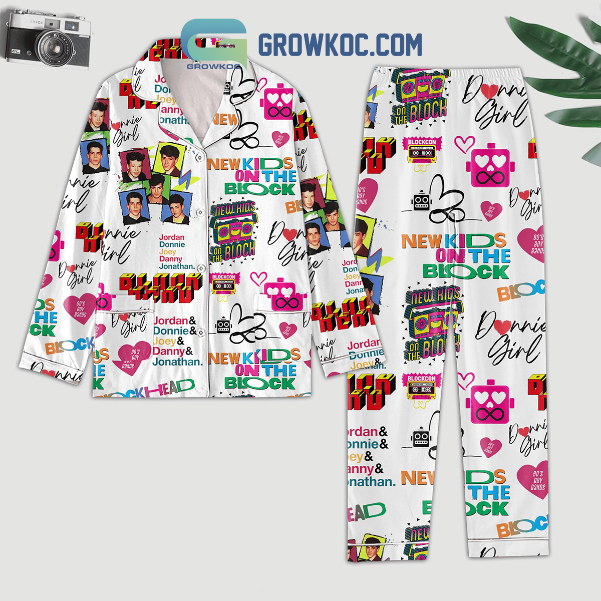 New Kids On The Block Fan Polyester Pajama Set