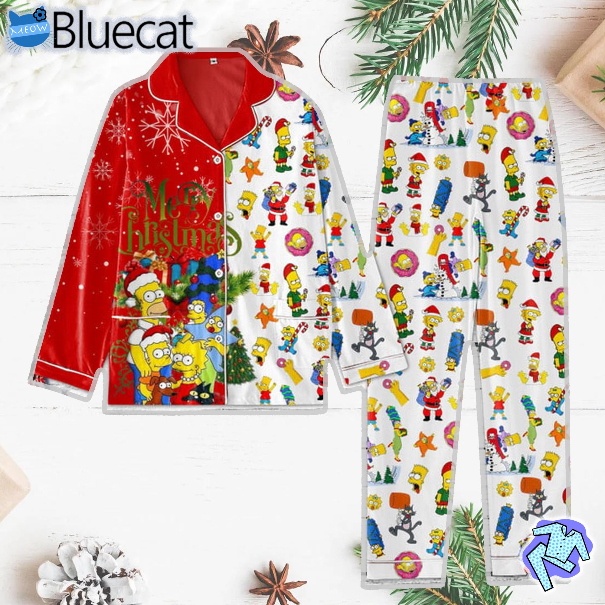 Merry The Simpsons Pajama Set