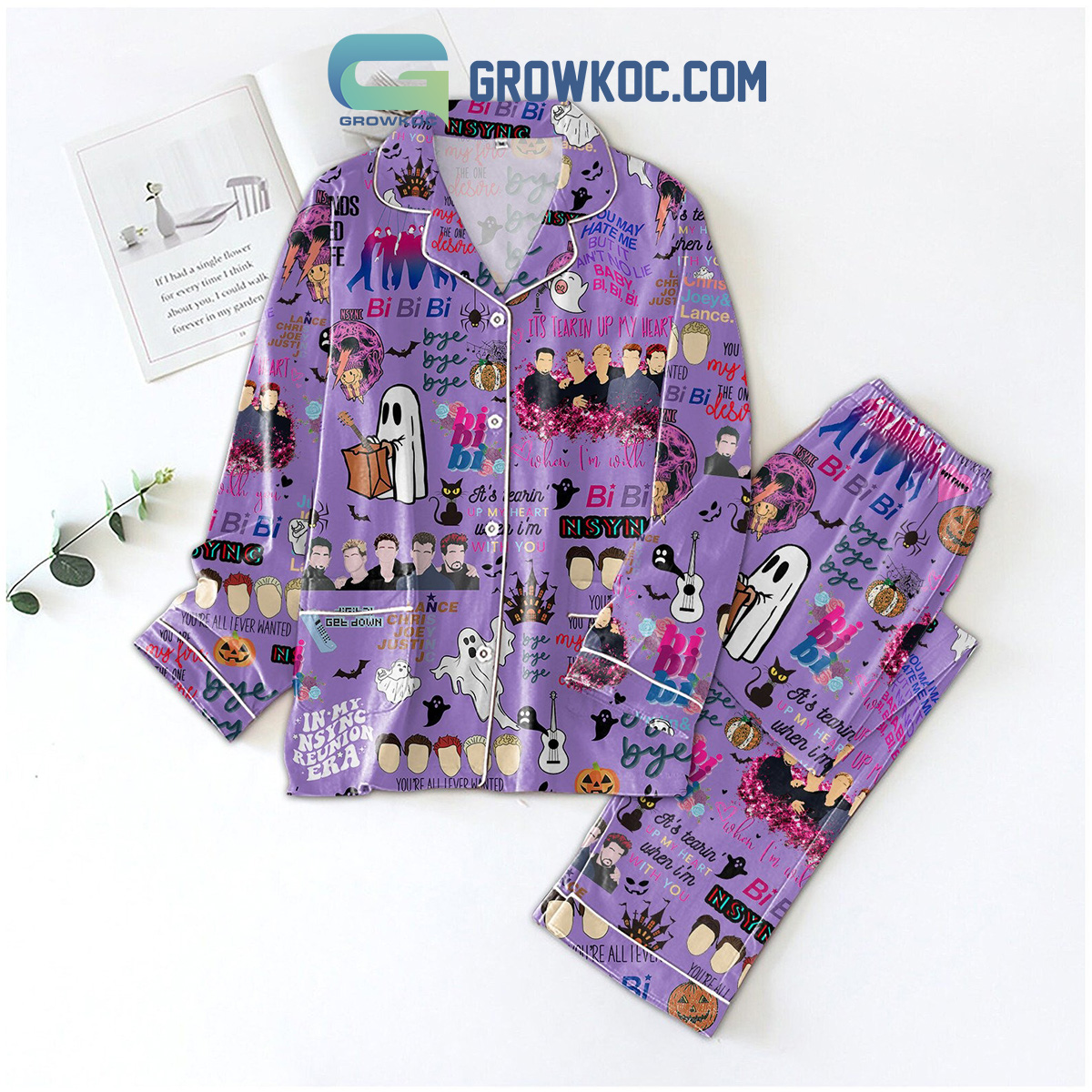 Nsync Reunion Tour It?S Tearin Up My Heart When I?M With You Pajama Set