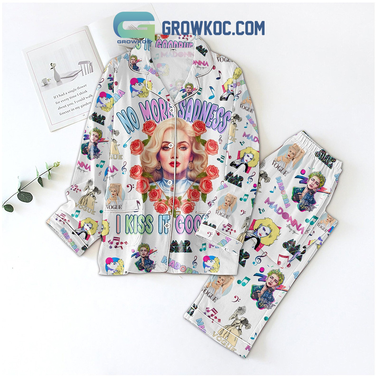 Madonna No More Sadness I Kiss It Goodbye Pajama Set