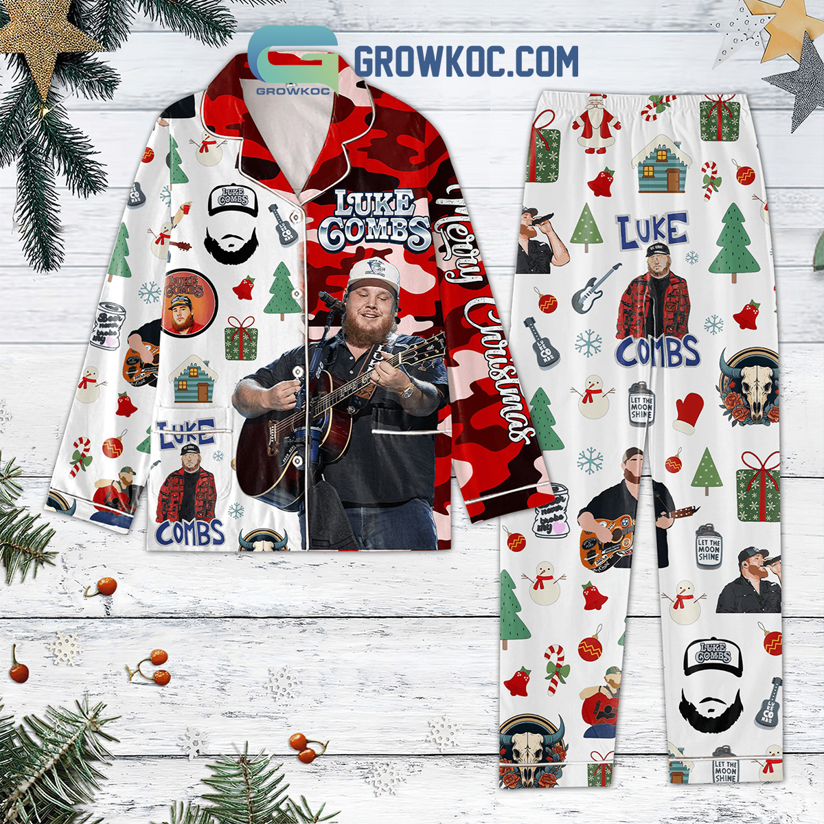Luke Combs Merry Pajama Set