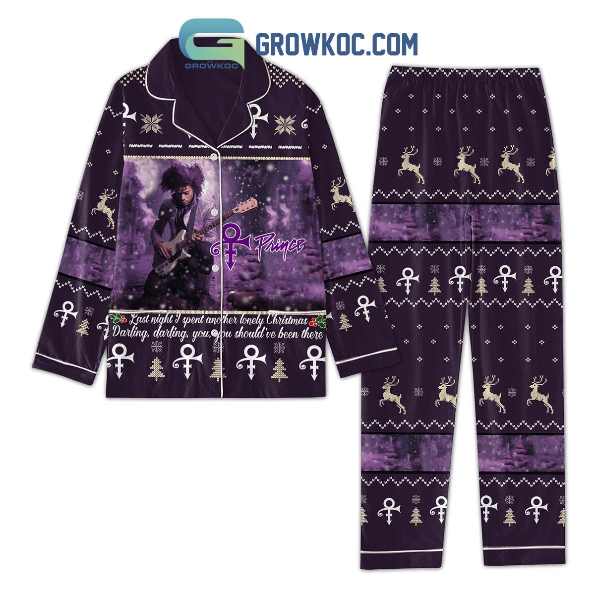 Prince Last Night I Spent Another Lonely Pajama Set