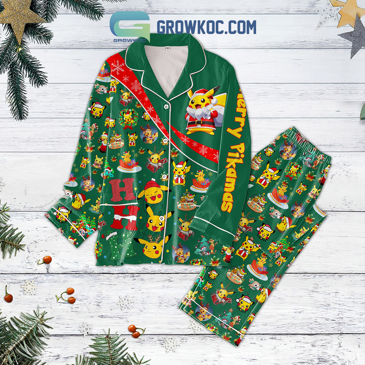 Pikachu Merry Pajama Set