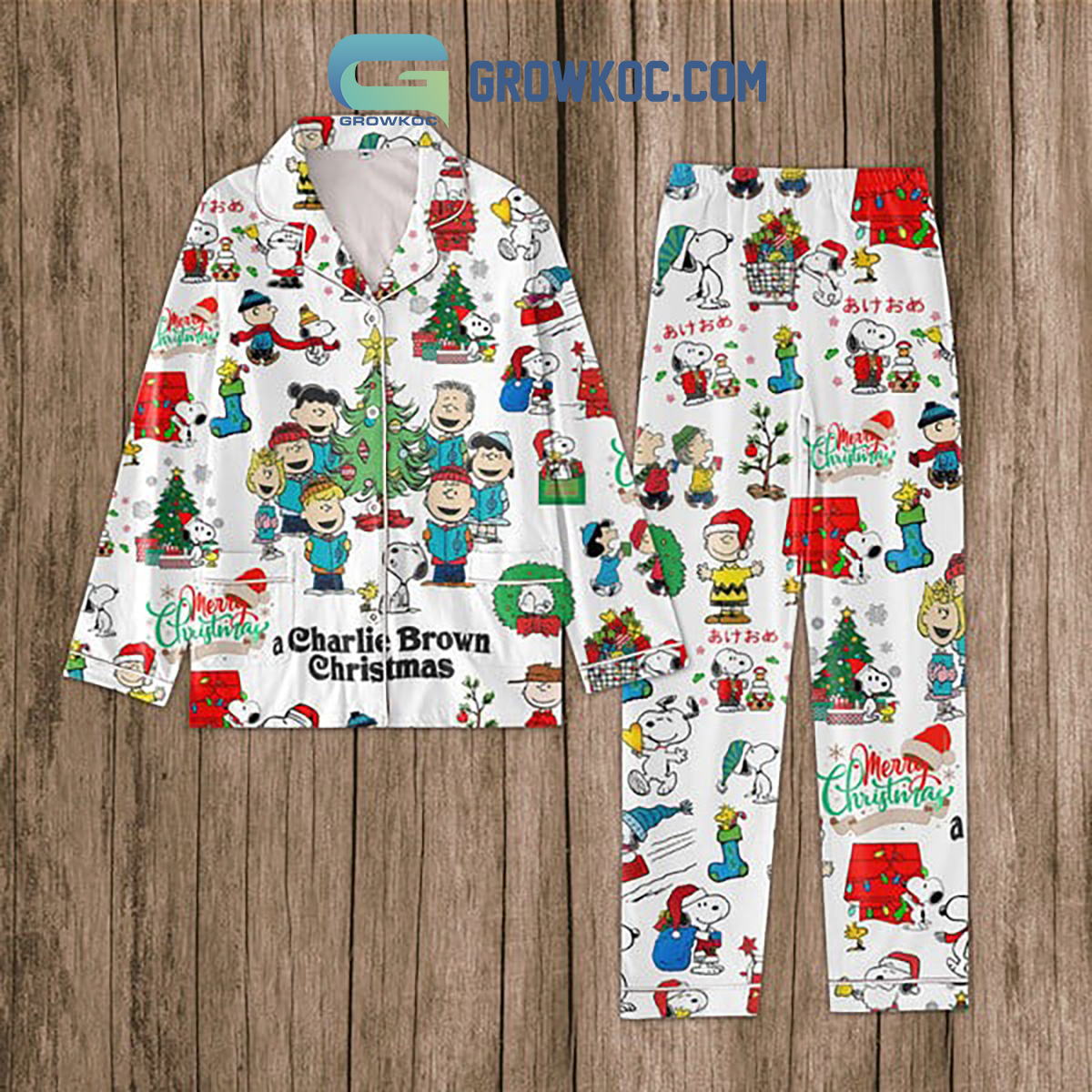 Snoopy Peanuts A Charlie Brown Pajama Set