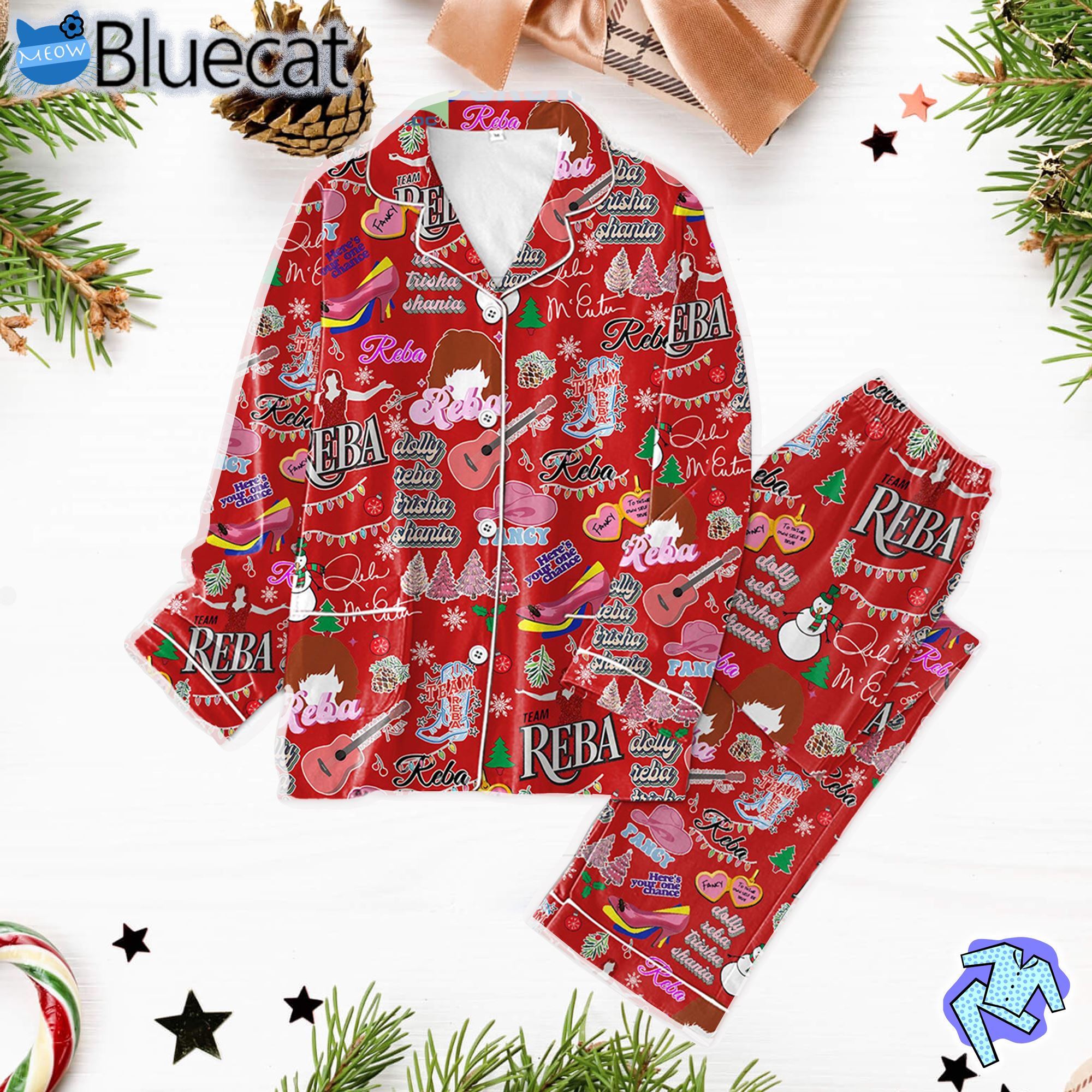 Reba Team Heres Our One Chance Pajama Set