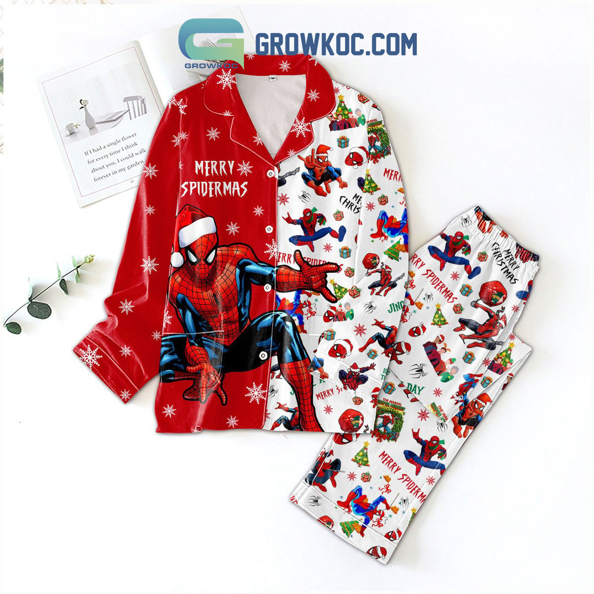 Spider Man Merry Pajama Set