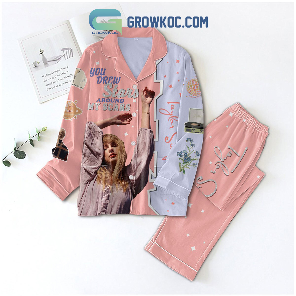 Taylor Swift You Drew Stars Around My Scars Pajama Set