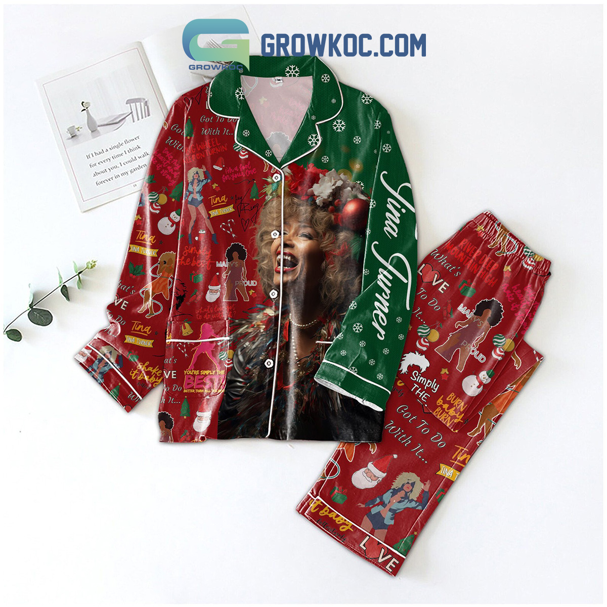 Tina Turner I?M A Fool For Your Love Merry Pajama Set