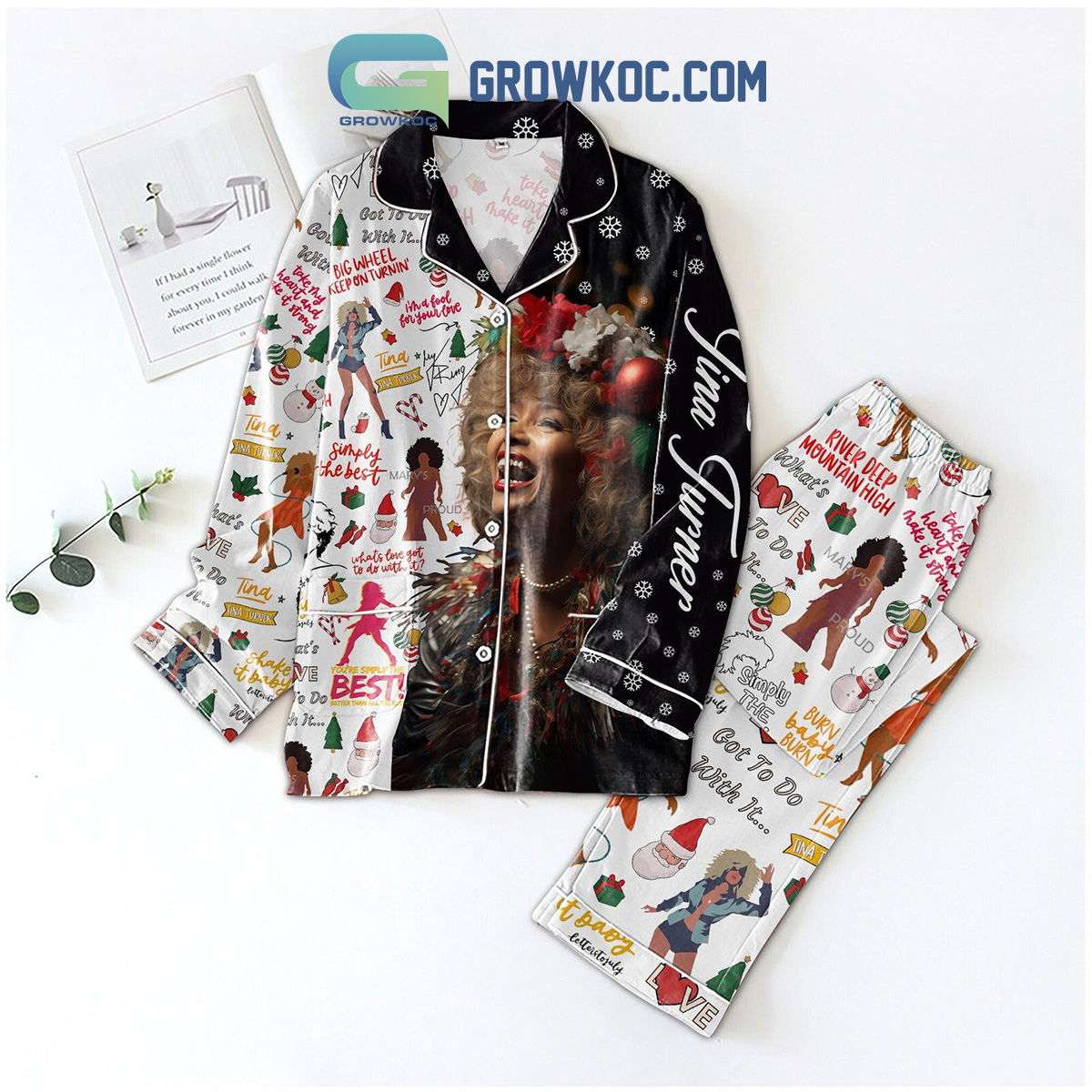 Tina Turner Take My Heart And Make It Strong Pajama Set