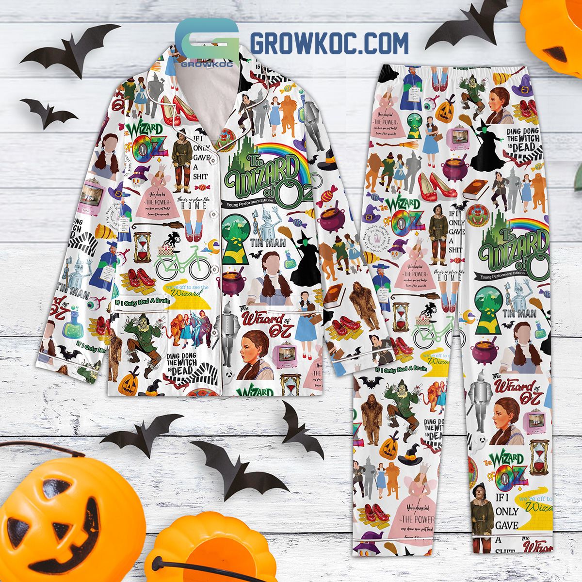 The Wizard Of Oz Ding Dong The Witch Is Dead Pajama Set