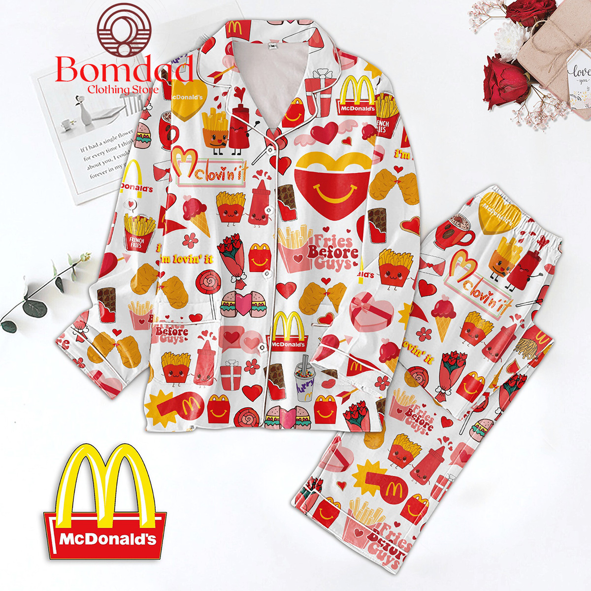 Mcdonald?S Fries Before Guys Pajama Set