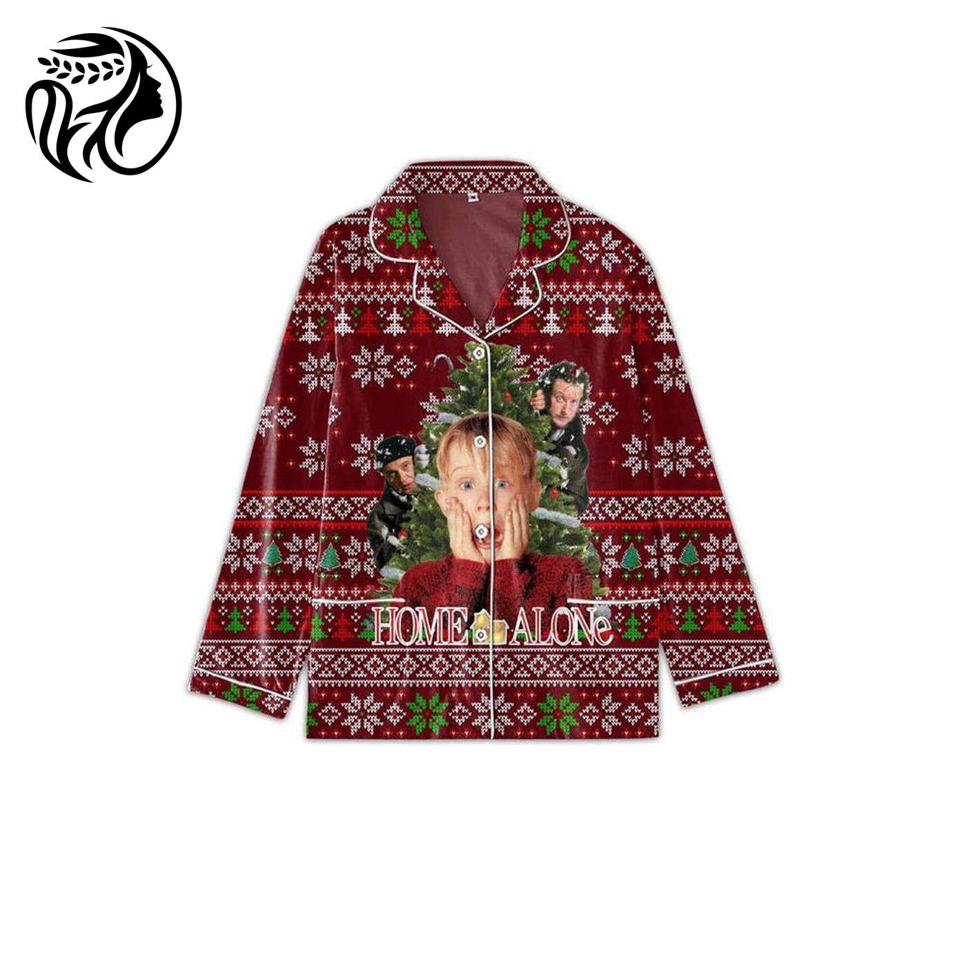 Cozy Home Alone Red Pajama Set