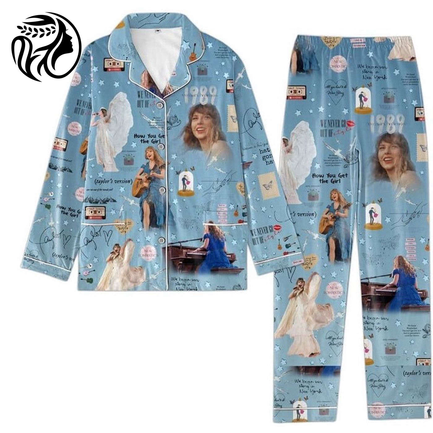 Taylorr 1989 Pajama Set Set Ts Pjs Eras Tour Collection