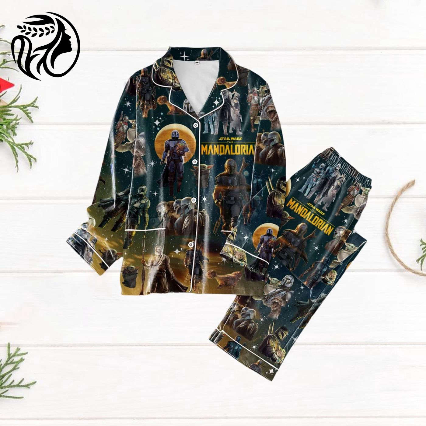 Star Wars Pajama Set Darth Vader Baby Yoda & Mandalorian Set Perfect For Parties Holiday Movie Pants