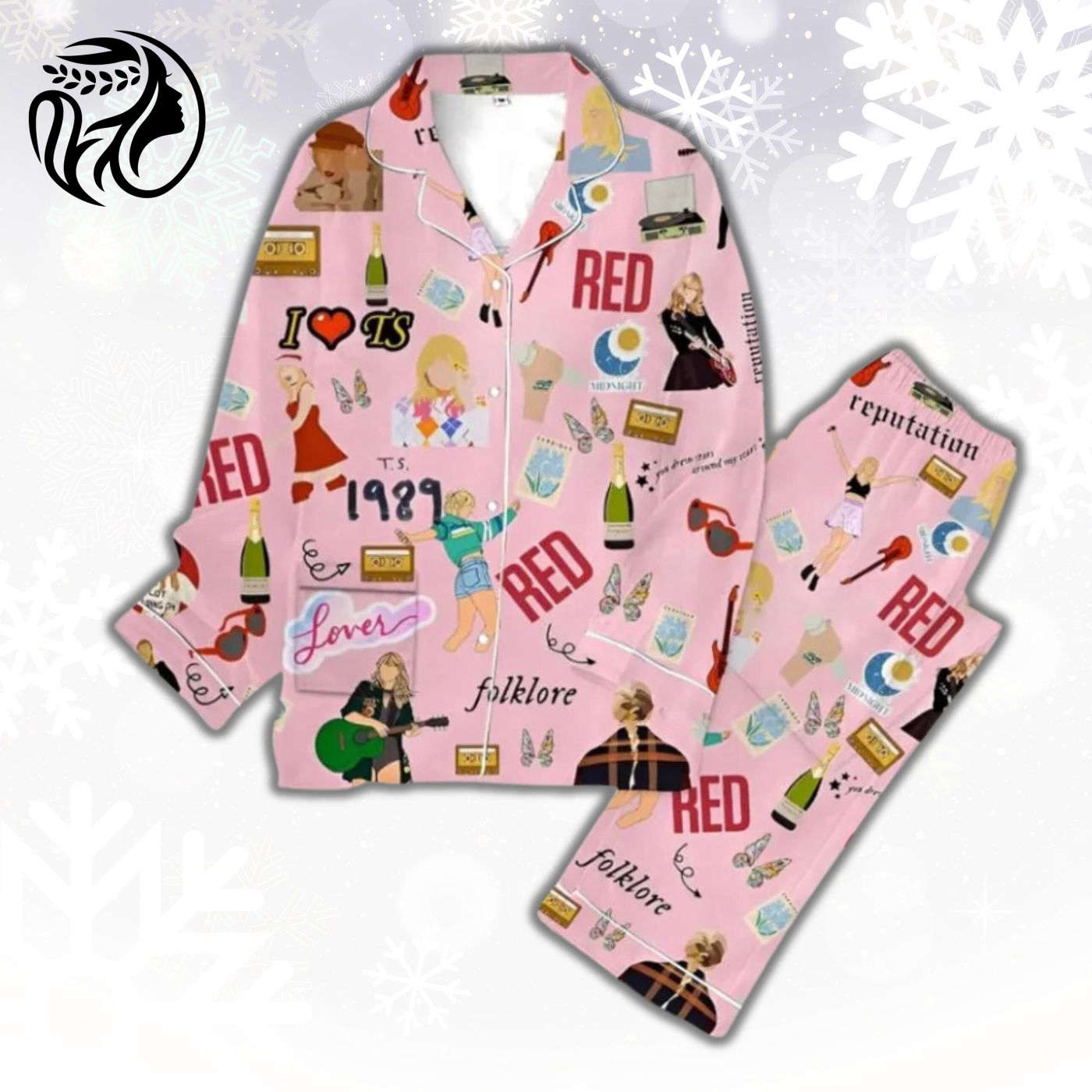Stylish Taylor Pajama Set Set Perfect Party Attire For Swiftt S Fans
