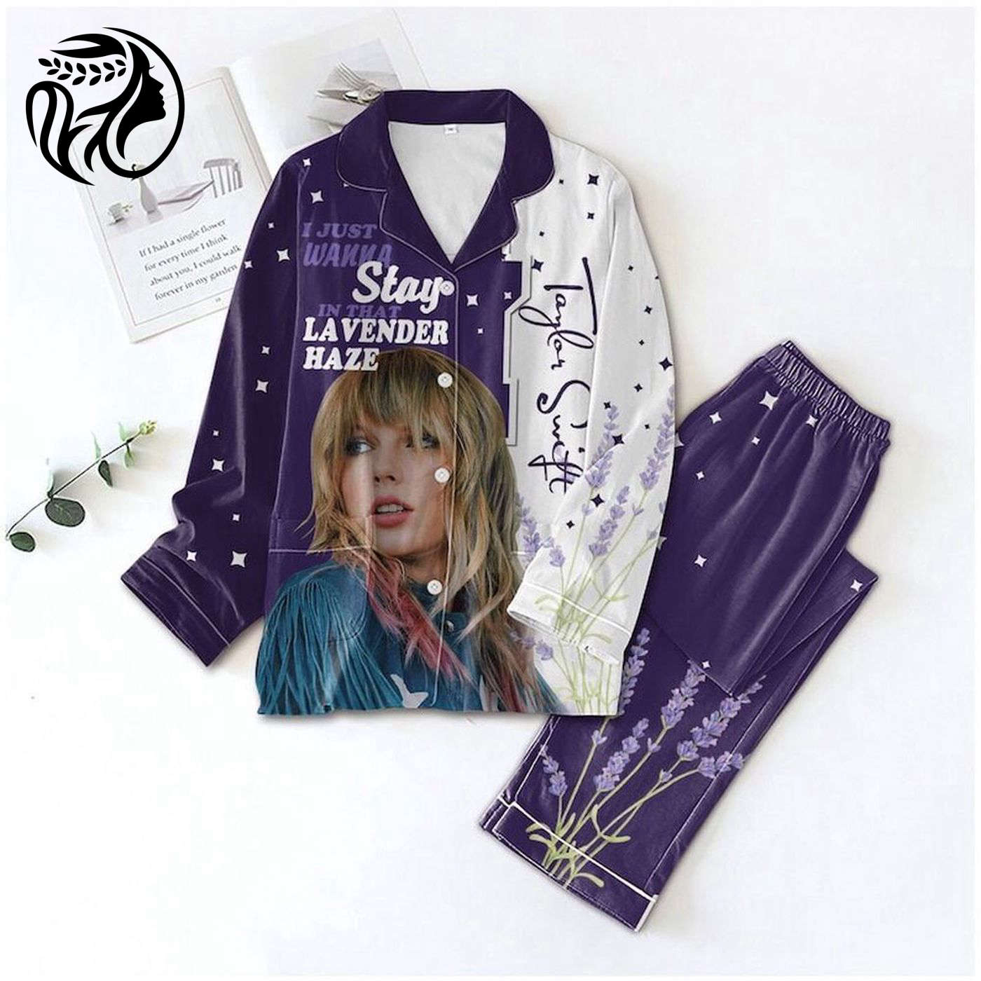 Lavender Taylor Pajama Set Set Eras Tour Edition Taylor Version