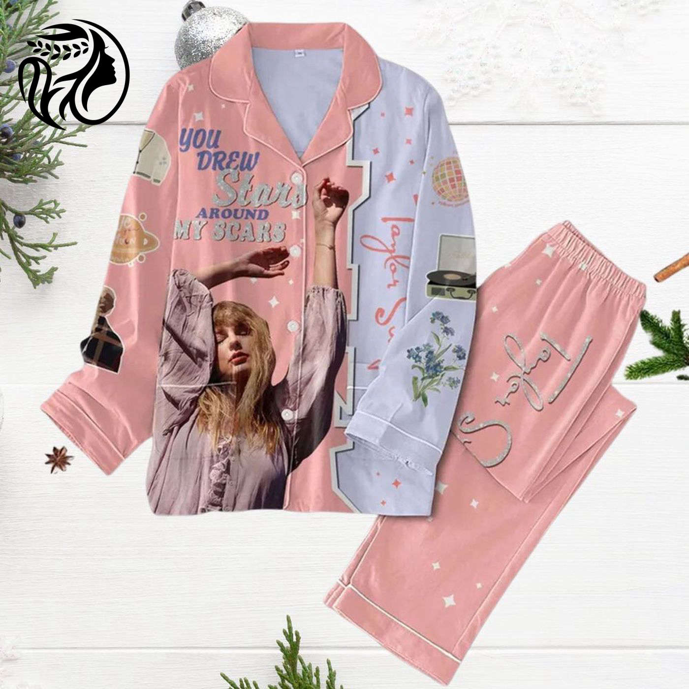 Get Festive With Taylor Swift Pajama Set