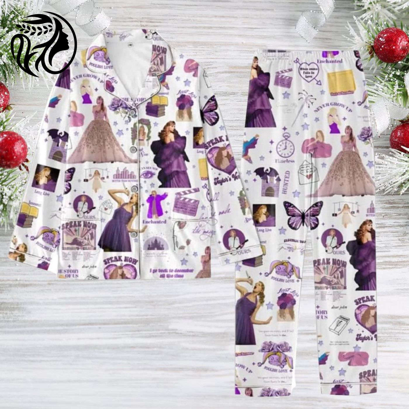 Stay Stylish & Comfy With Taylor Lavender Pajama Set