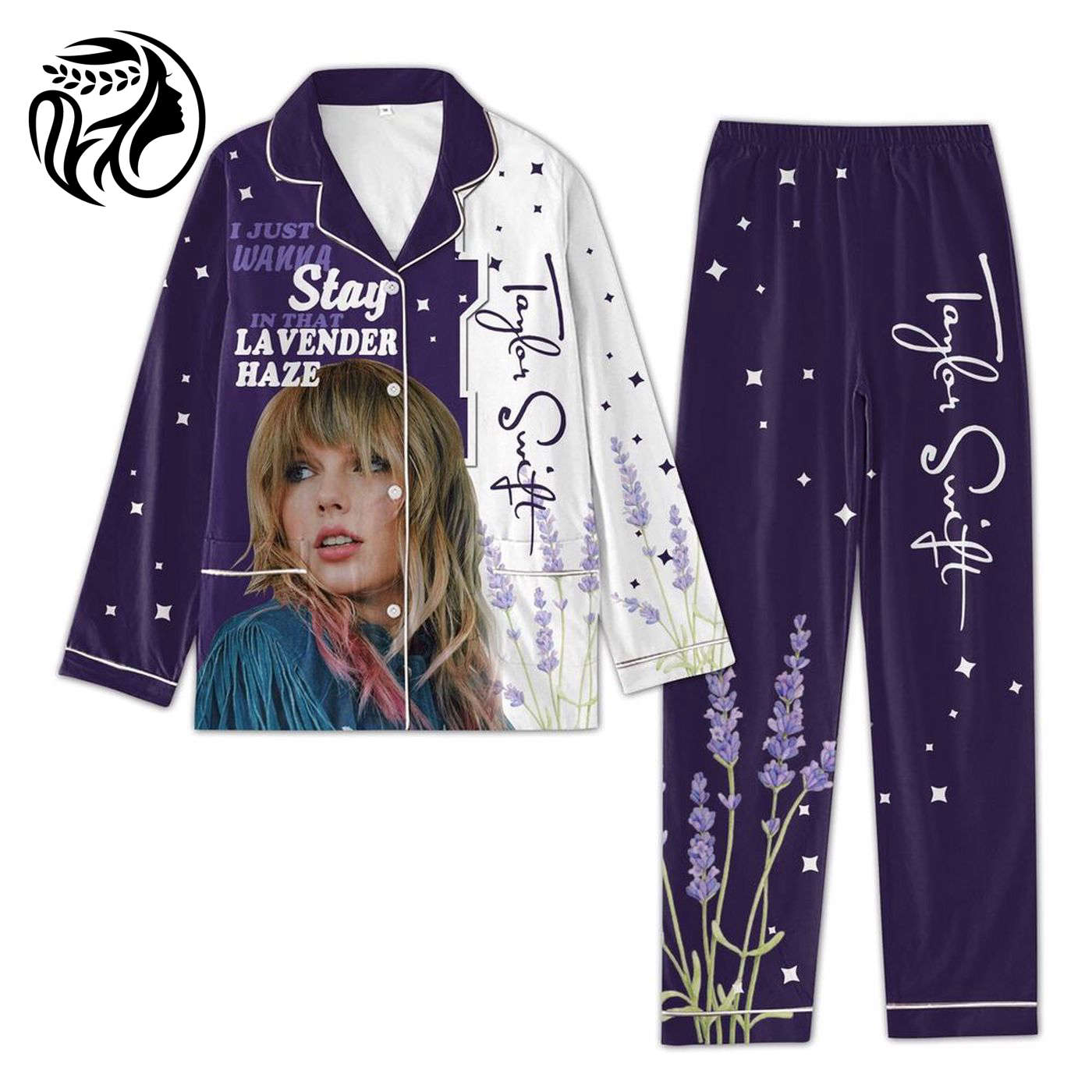 Stylish Taylor Pajama Set Sets Lavender Haze Eras Tour 1989 Swjft Shirt & 