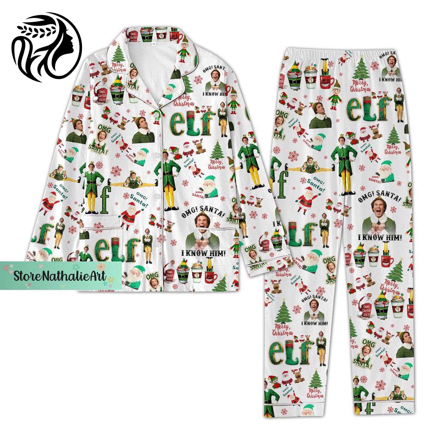 Elf Movie Women Pajama Set