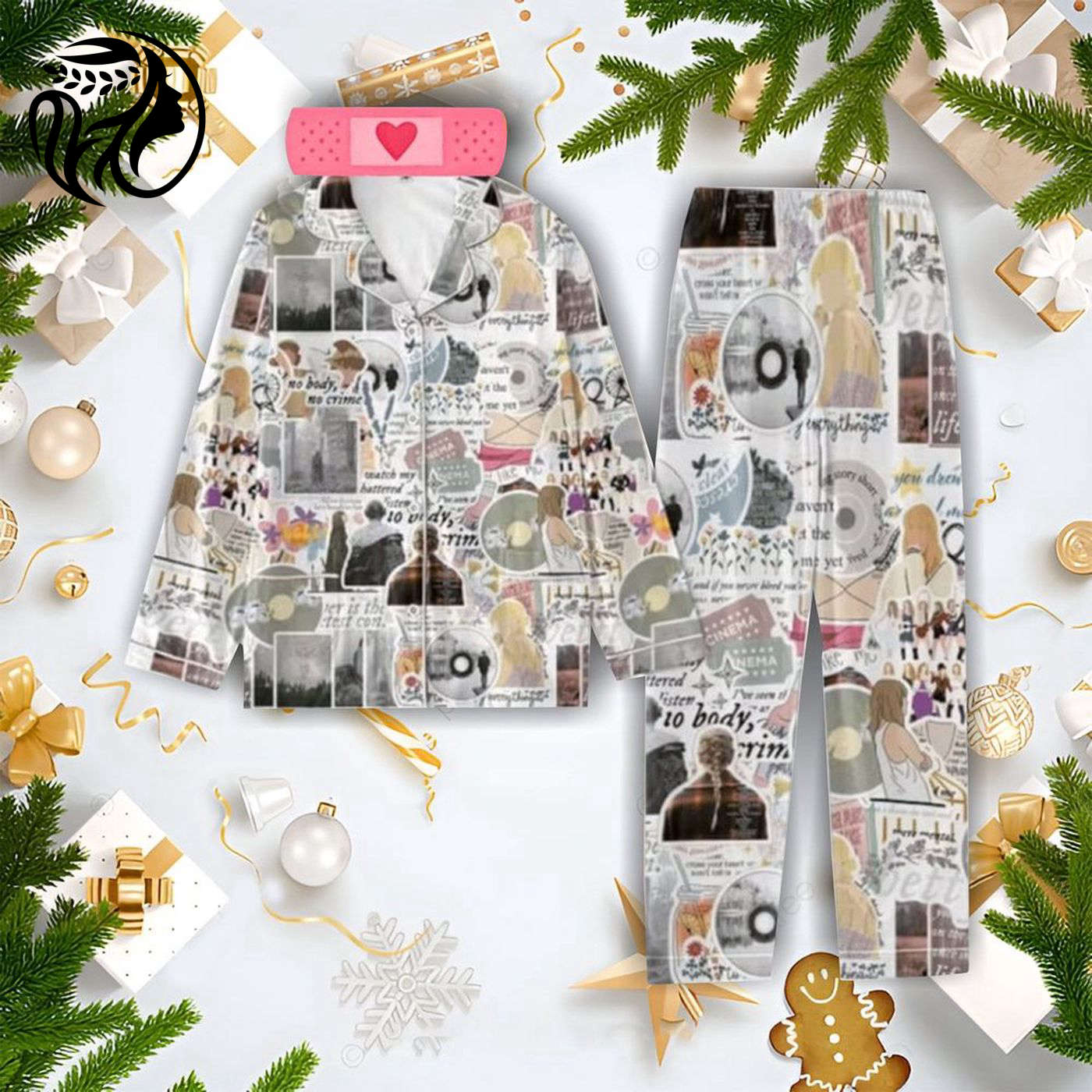Taylor Swift All Hit Album Eras Tour Pajama Set Set Official Swift Eras Tour Merch
