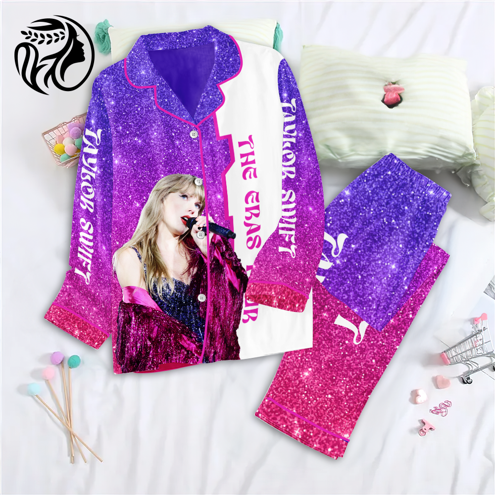 Taylor Swift Button Down Pajama Set