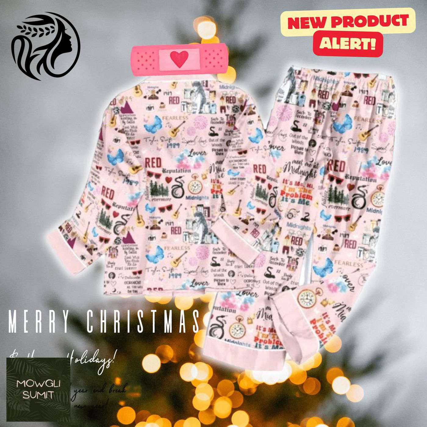 Taylor Swiftiee All Hit Album Eras Tour Pajama Set Set Comfy & Stylish Sleepwear