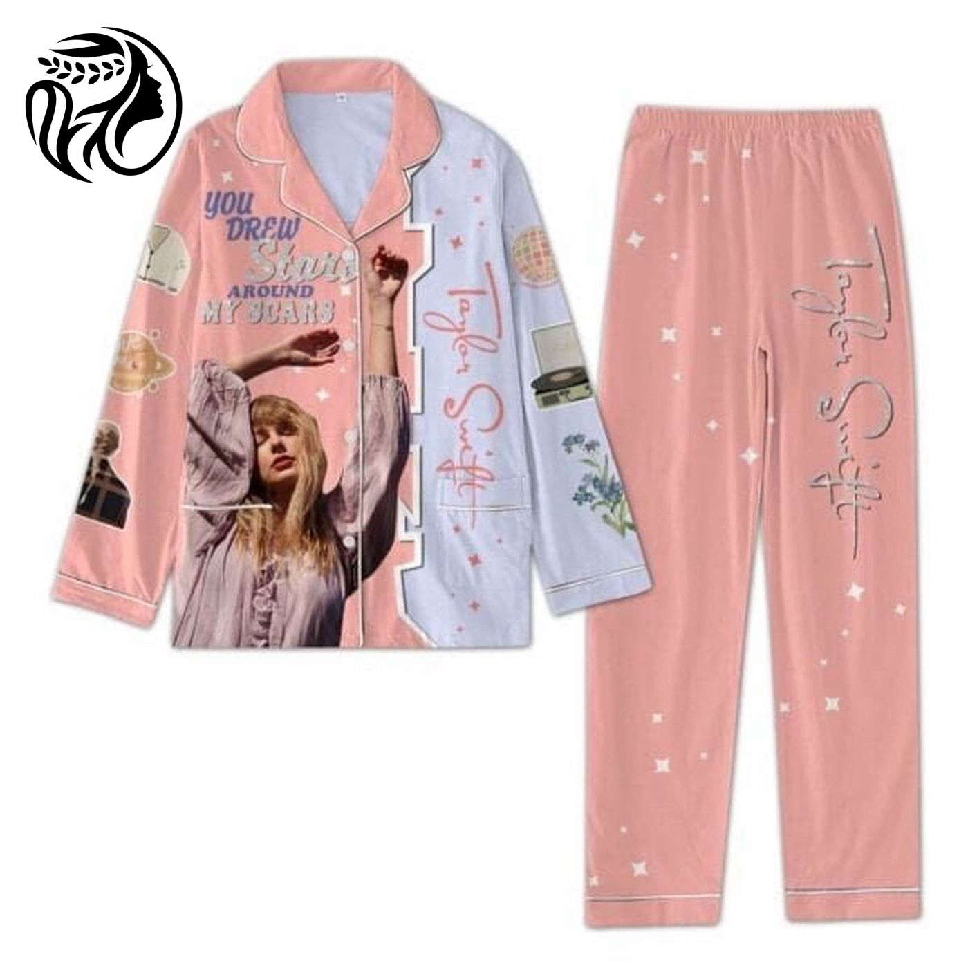 Taylor Lavender Valentine Pajama Set