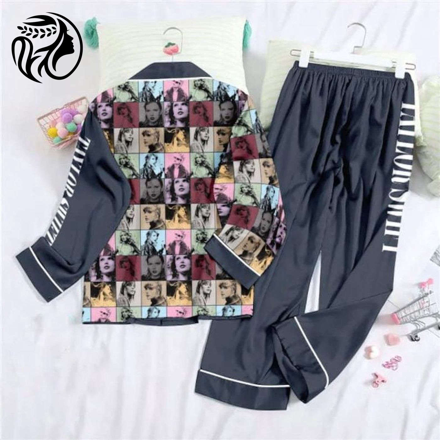 Stylish Taylor Button Down Pajama Set