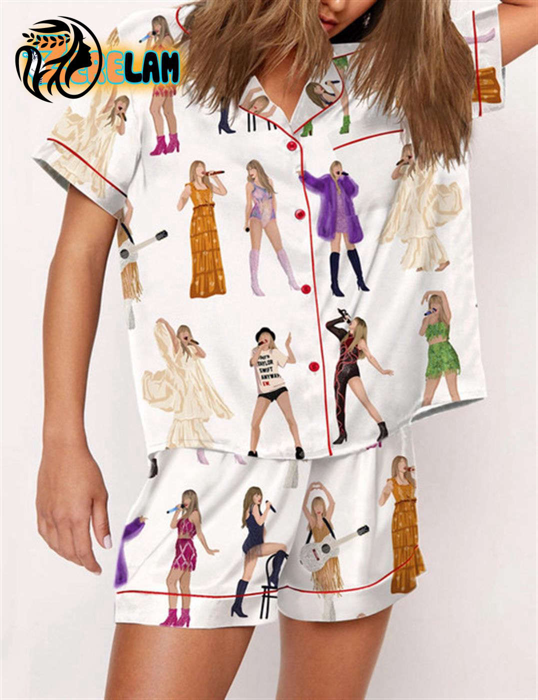 Taylor The Eras Tour Film Pajama Set Set Comfy Sleepwear Inspired By Taylor Swift S Iconic Concerts