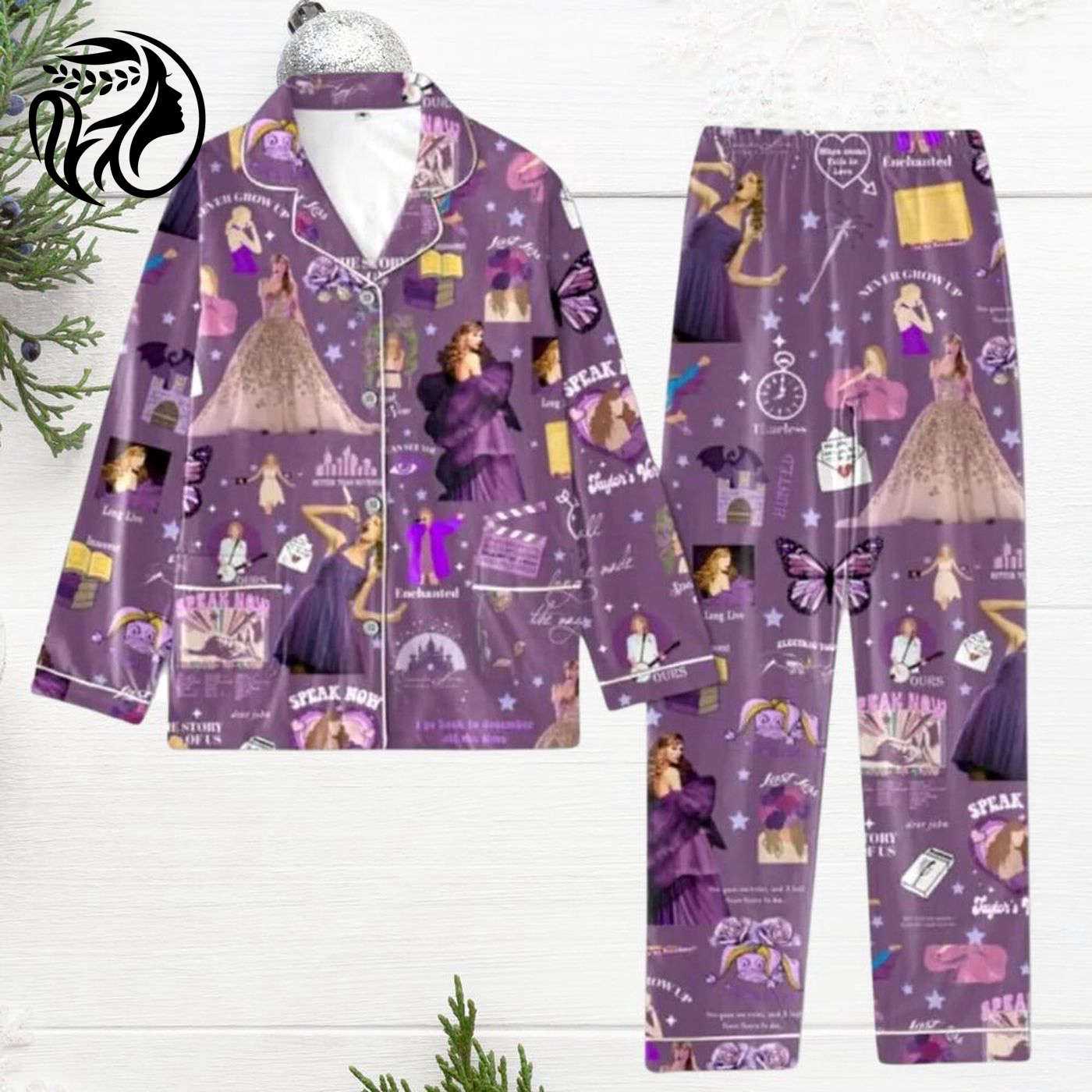 Taylor Swift Tour Pajama Set Set Taylor Version Women S Pjs