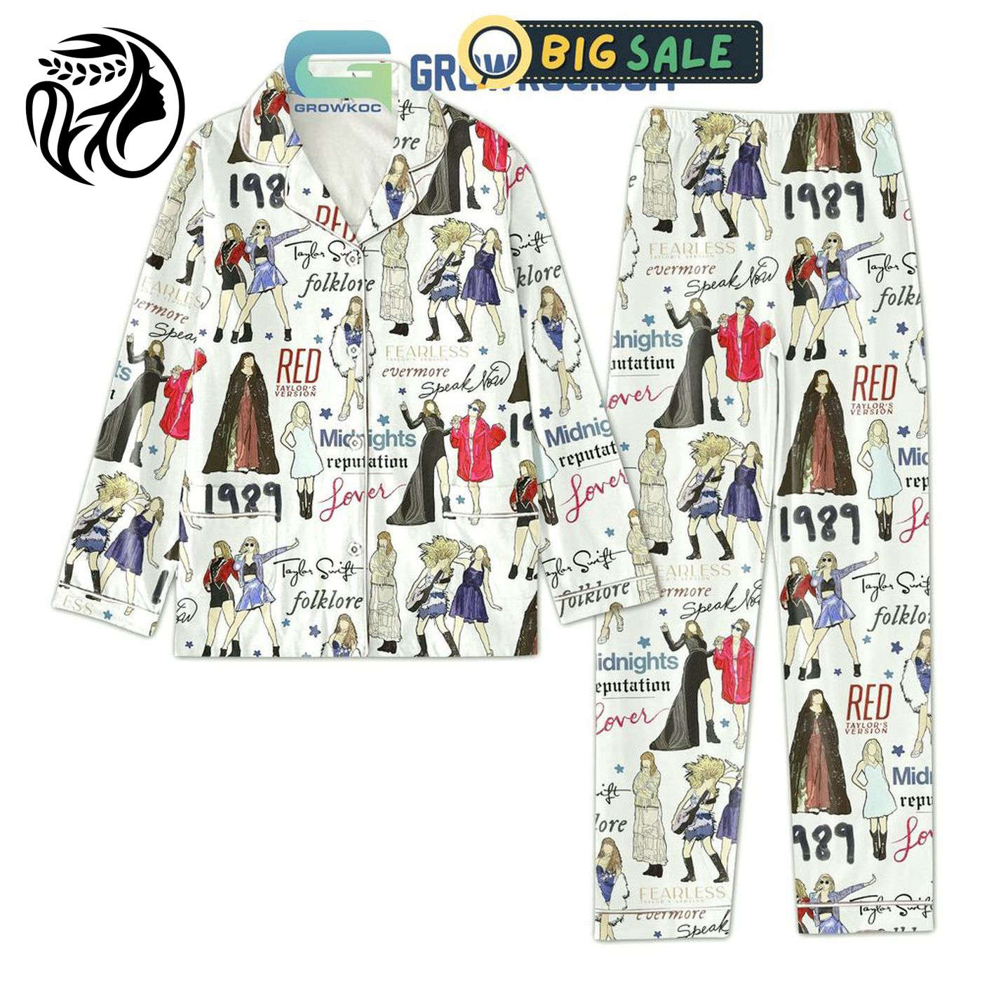 Taylor Swift Eras Tour 2025 Pajama Set Set Stylish & Cozy Sleepwear For True Fans