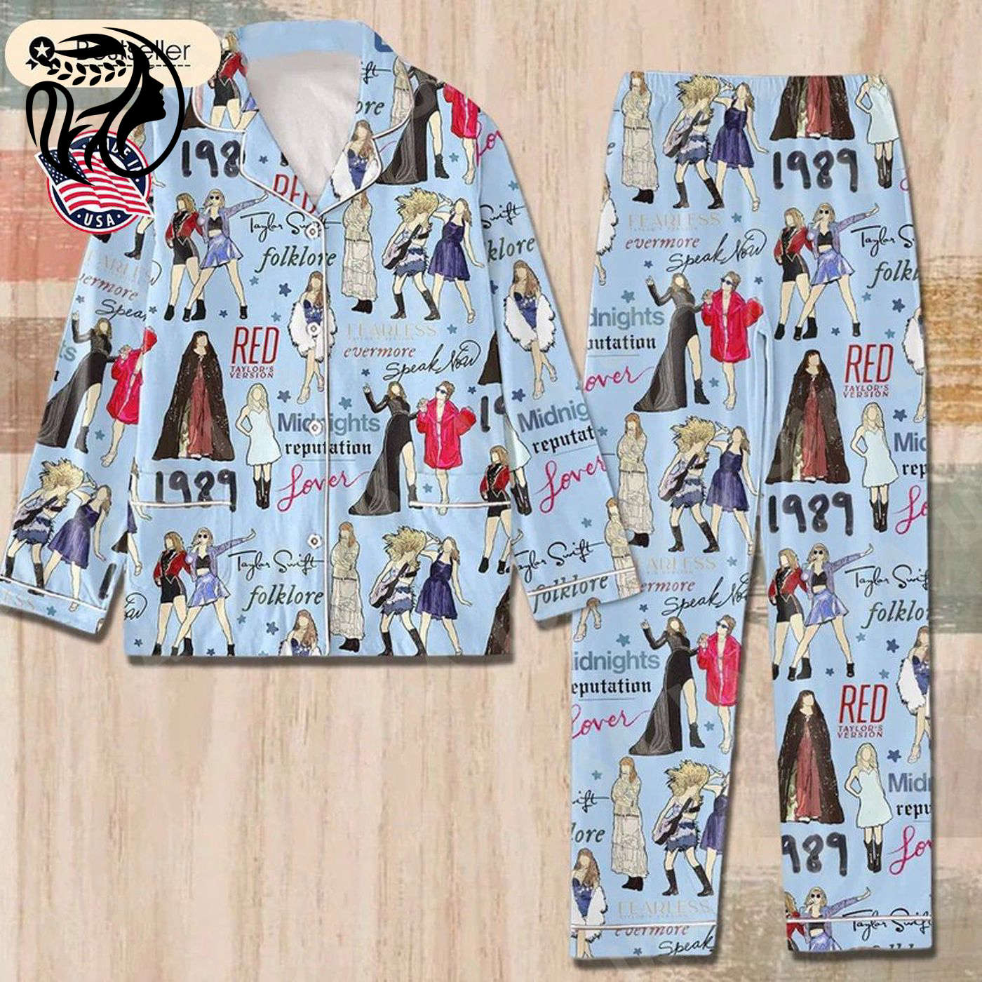 Shop The Stylish Taylor Version Tour Women S Pajama Set