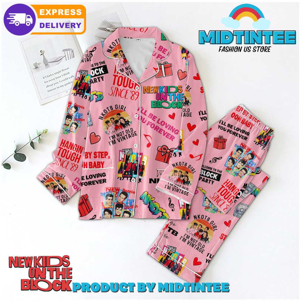 New Kid On The Block Pyjama Pajama Set Hg Set Hg