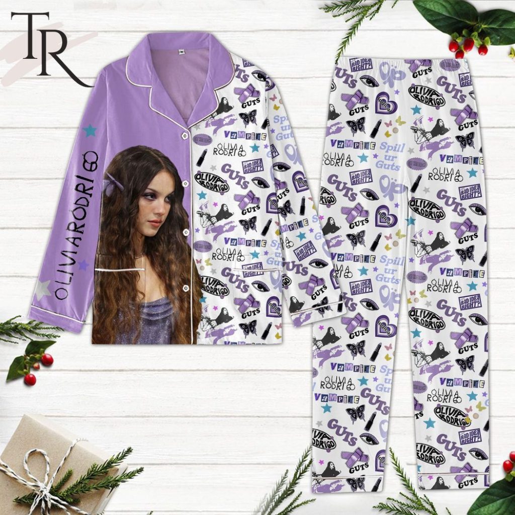 Olivia Rodrigo Spill Ur Guts Pyjama Pajama Set Hg