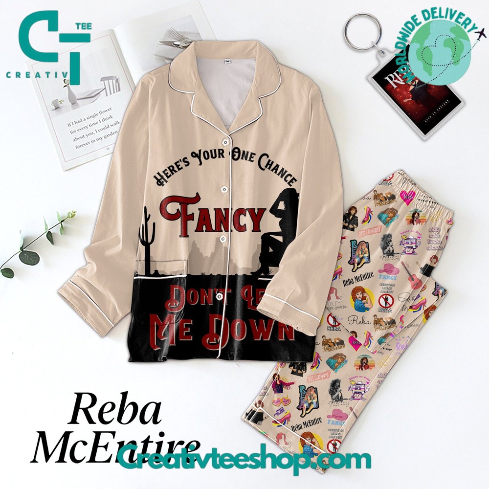 Reba Mcentire Fancy Long Sleeve Or Short Sleeve Pyjama Pajama Set Set With Pants Hg