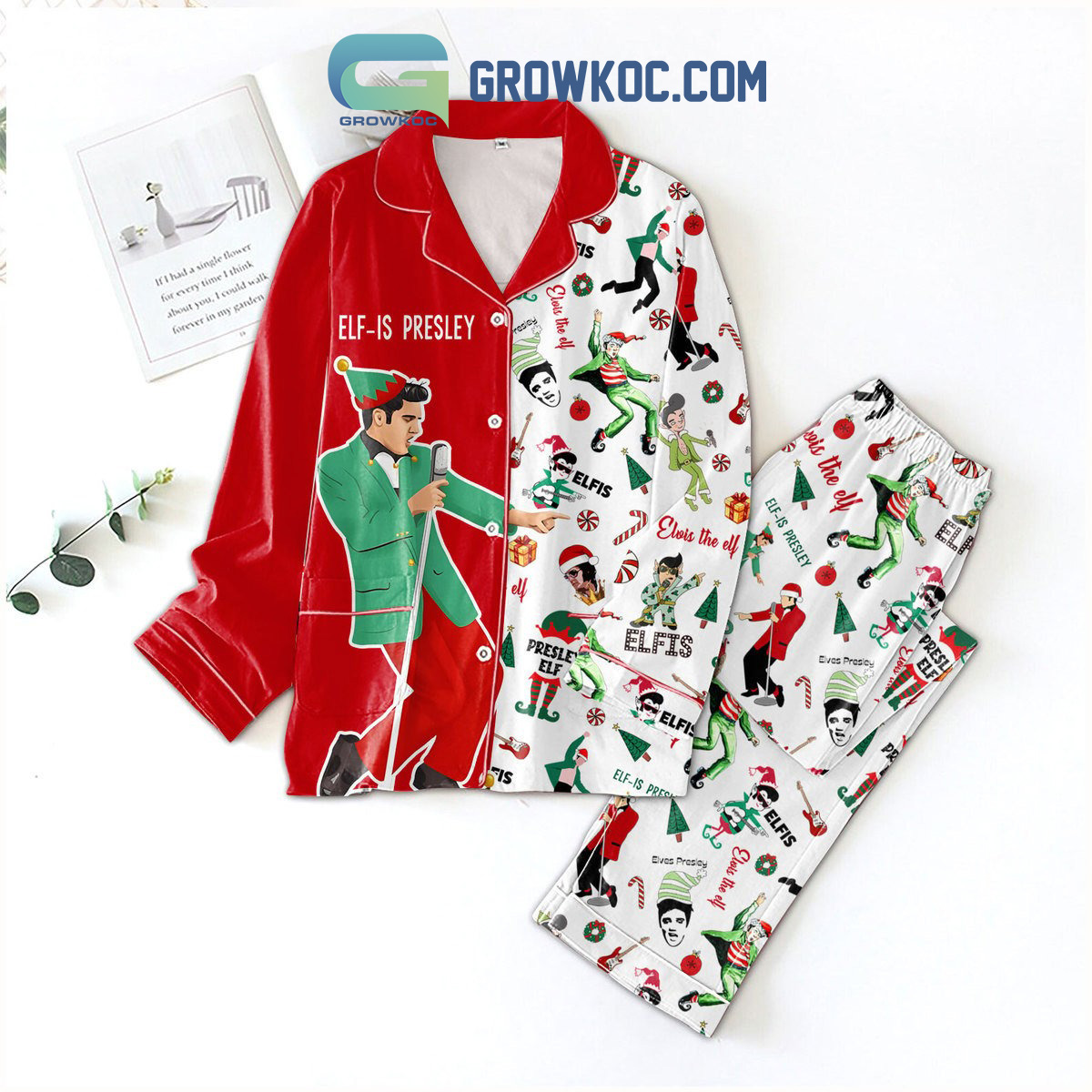 Elf Is Presley Elvis The Elf Pajama Set Nva