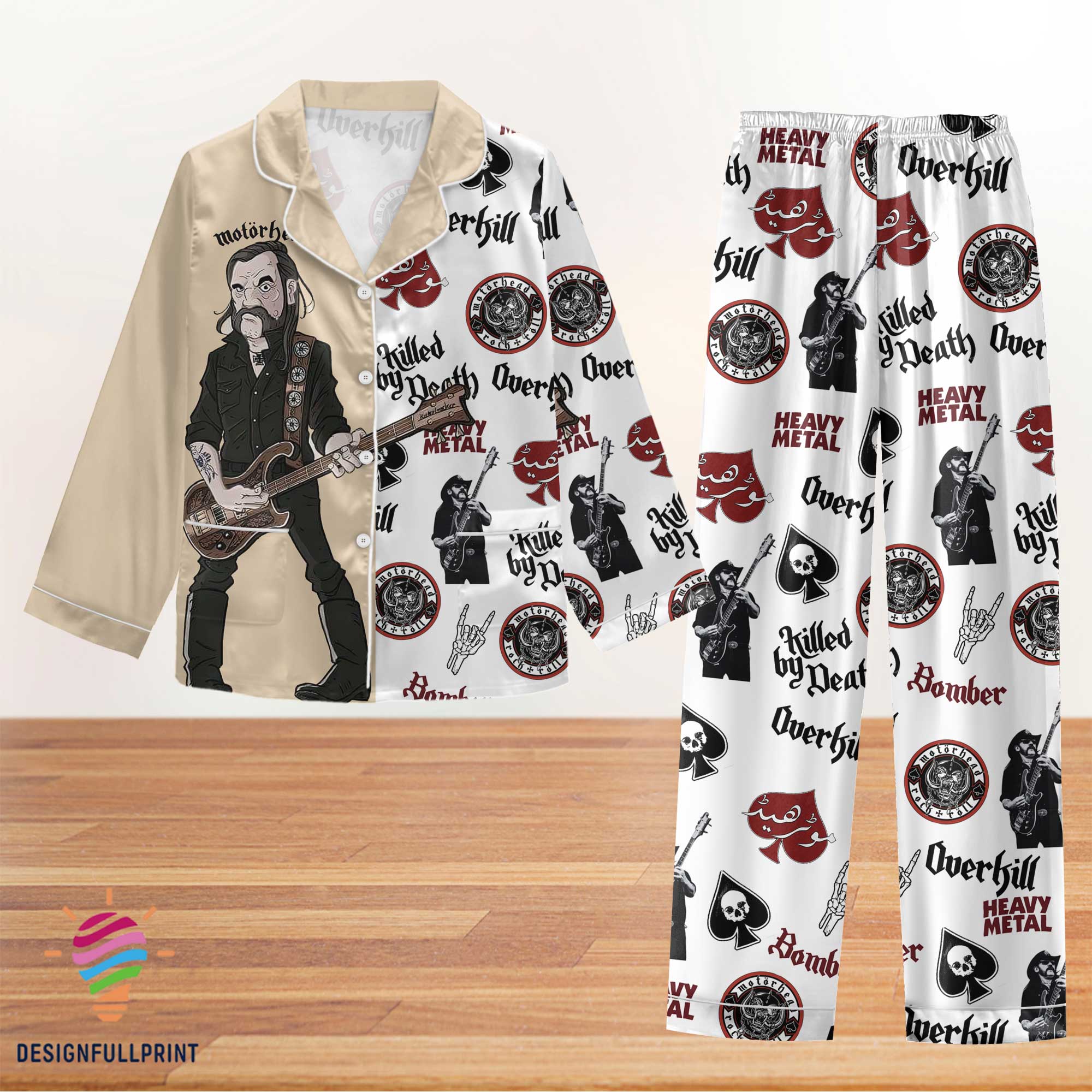 Motorhead Heavy Metal Killed By Death Pyjama Pajama Set Hg Set Hg