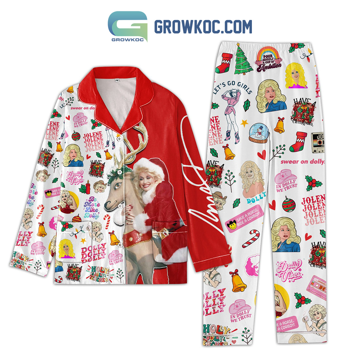 Dolly Parton Be More Like Dolly Family Matching Pajama Set Gifts Hg