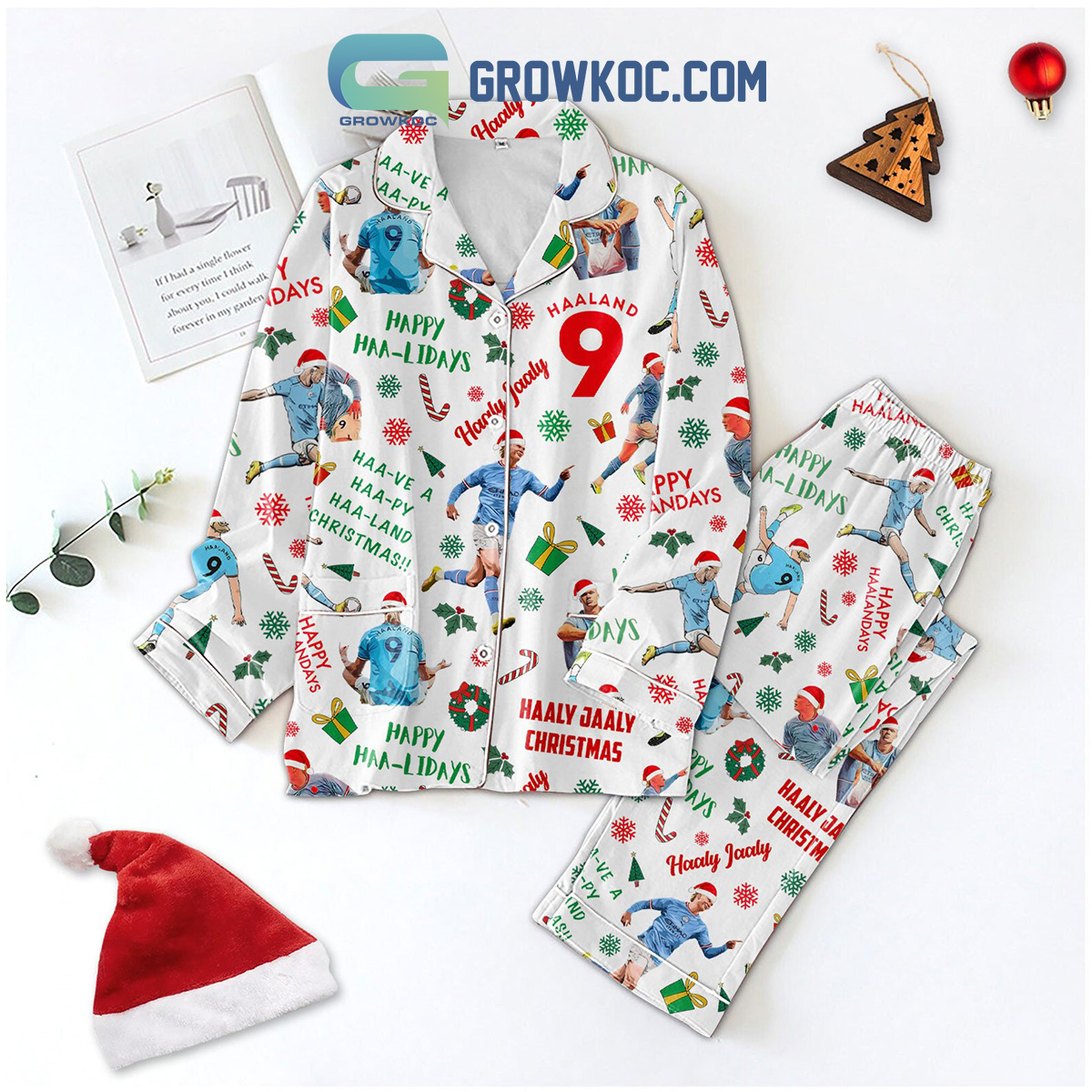 Erling Haaland Happy Haalandays Pyjama Pajama Set Nva