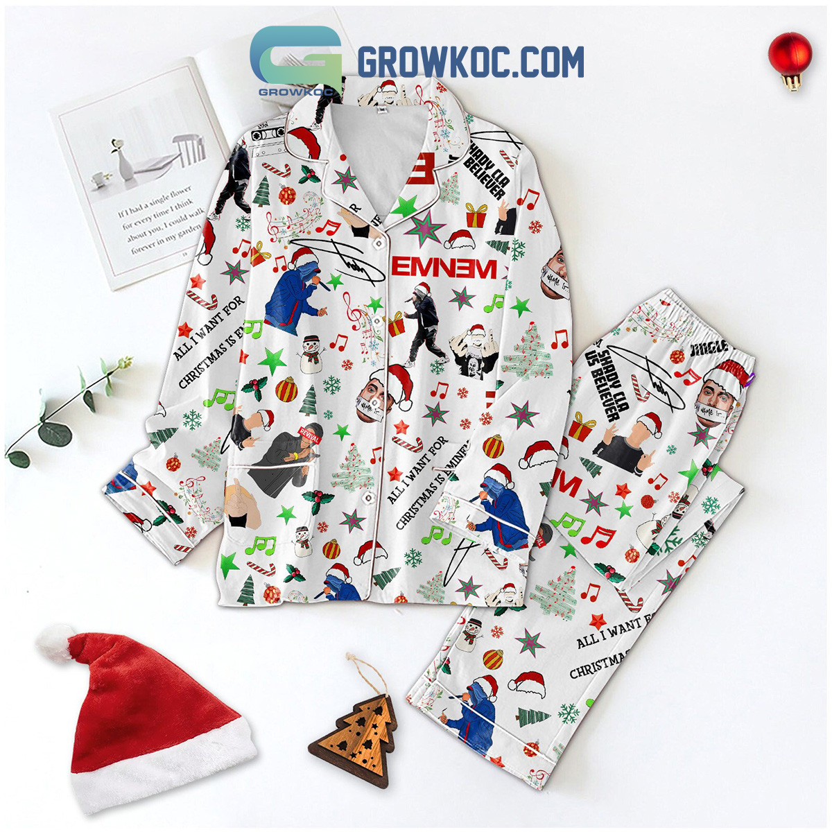 Eminem Real Slim Shady Pyjama Pajama Set Nva