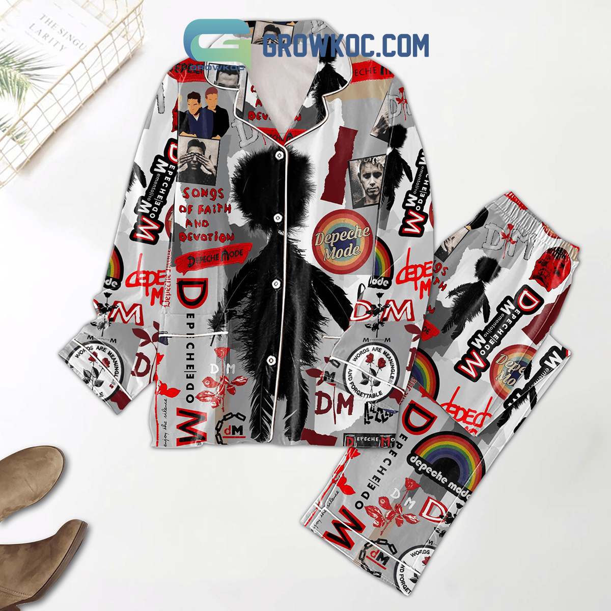Depeche Mode Playing The Angel Pyjama Pajama Set Nva