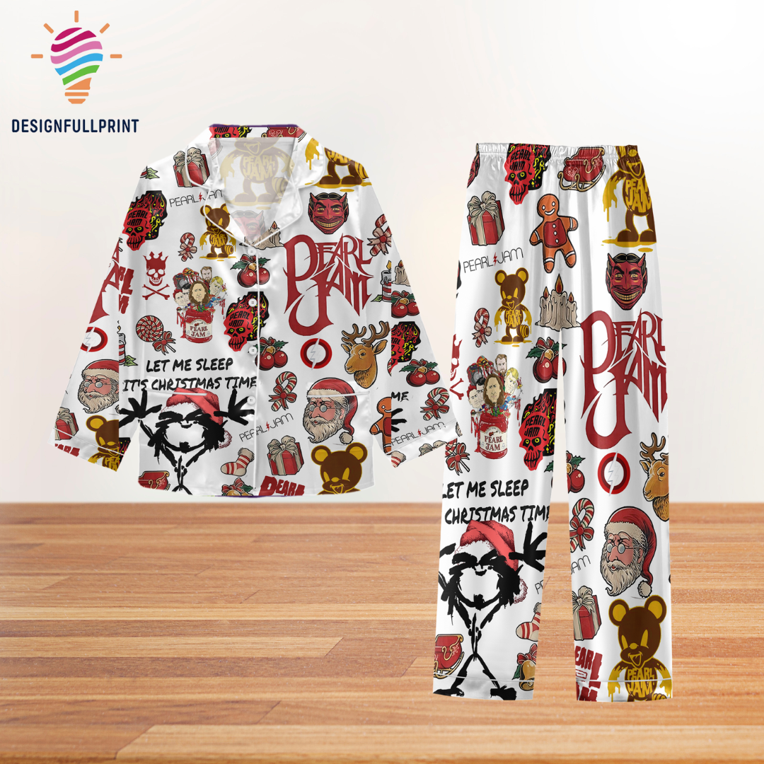 Pearl Jam Let Me Sleep It?S Time Pajama Set Nva