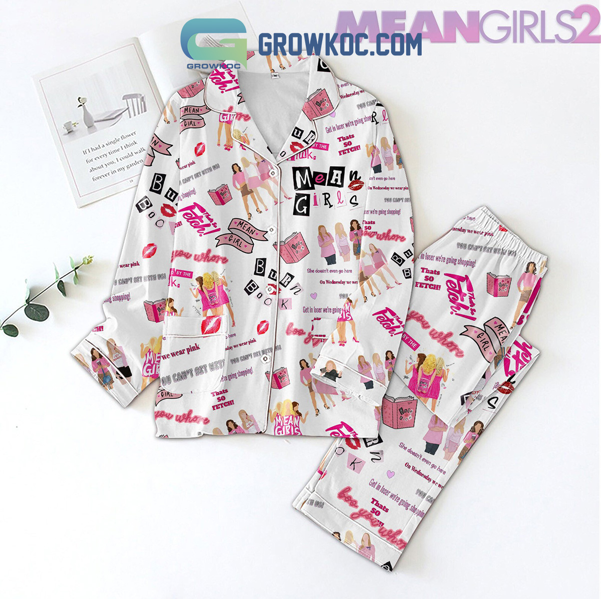 Mean Girls 2025 Pyjama Pajama Set Nva