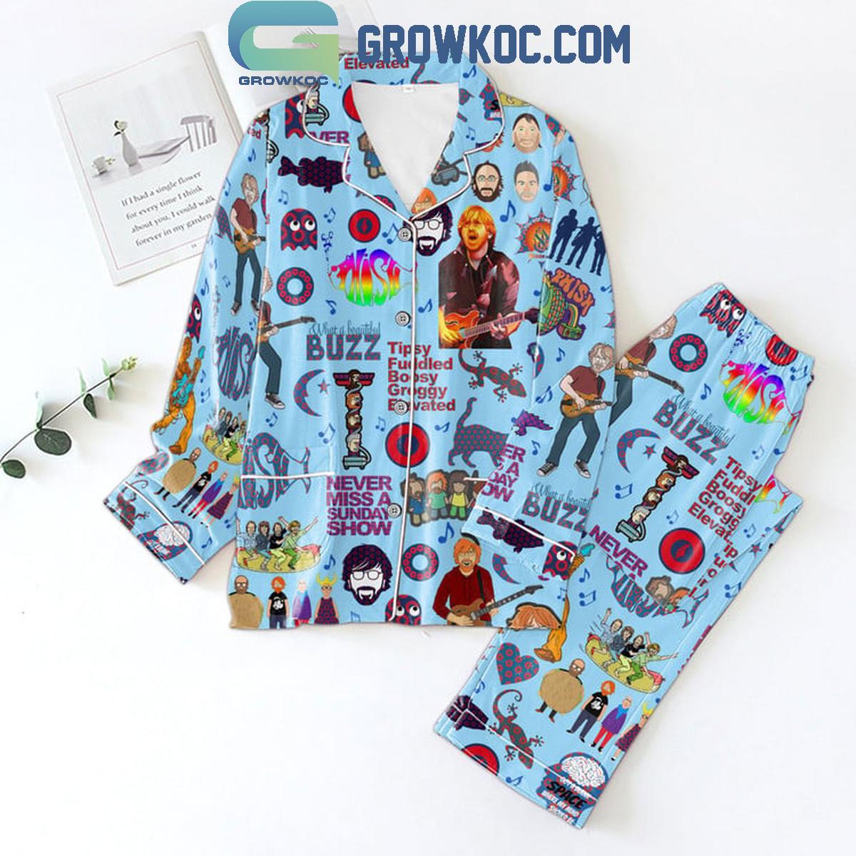 Phish Never Miss A Sunday Show Pyjama Pajama Set Nva