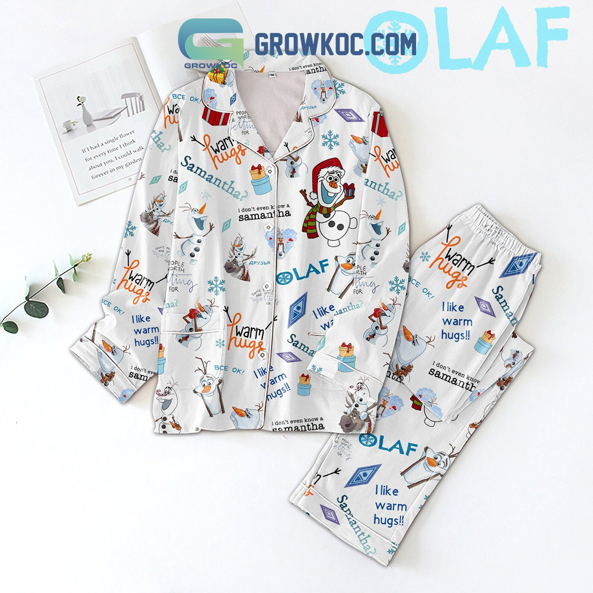 Olaf I Like A Warm Hugs Pajama Set Nva
