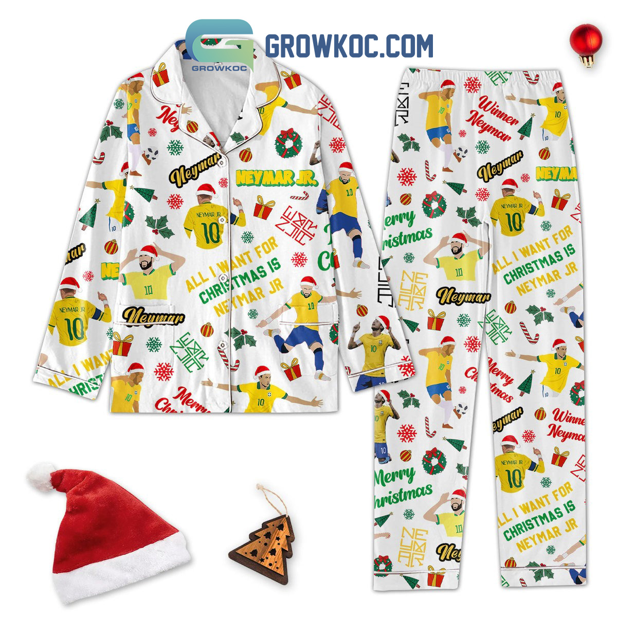 Neymar Jr Is All I Need Pyjama Pajama Set Nva