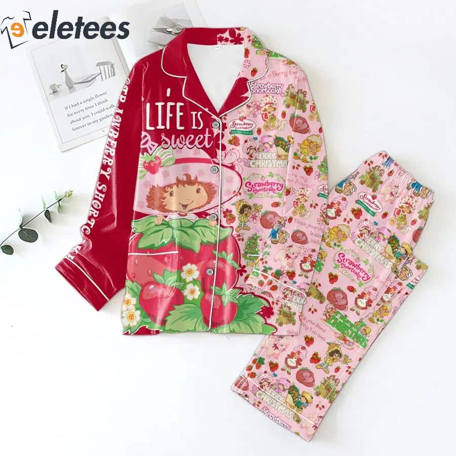 Strawberry Shortcake Merry You Can Do Great Things Pajama Set Hg