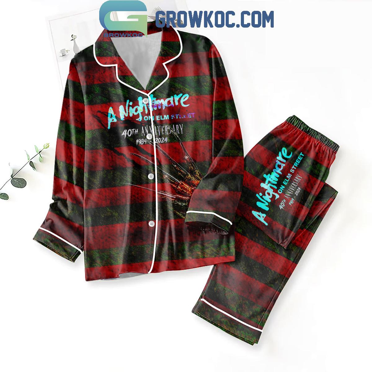 The Nightmare On Elm?S Street Freddy Krueger Halloween Comfortable Pyjama Pajama Set Nva